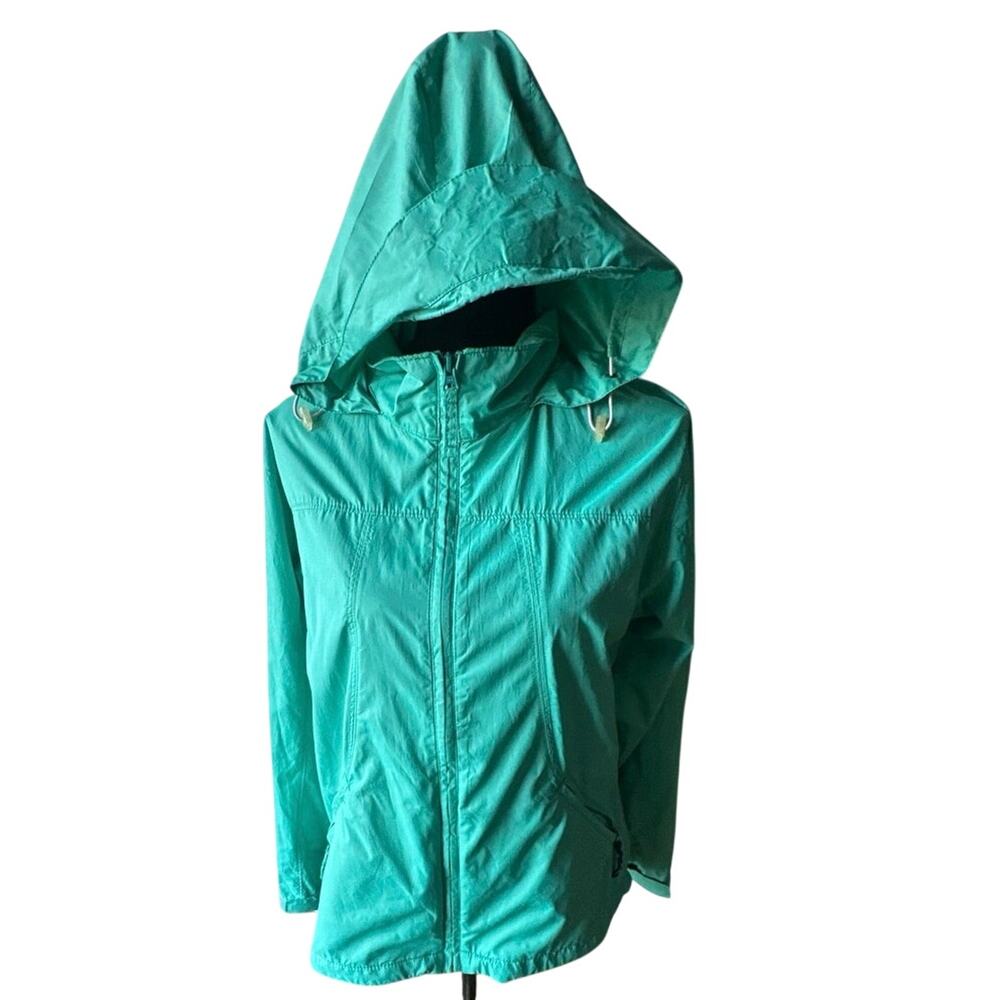 White Sierra Think Outside Teal Lightweight Shell Jacket Full Zip